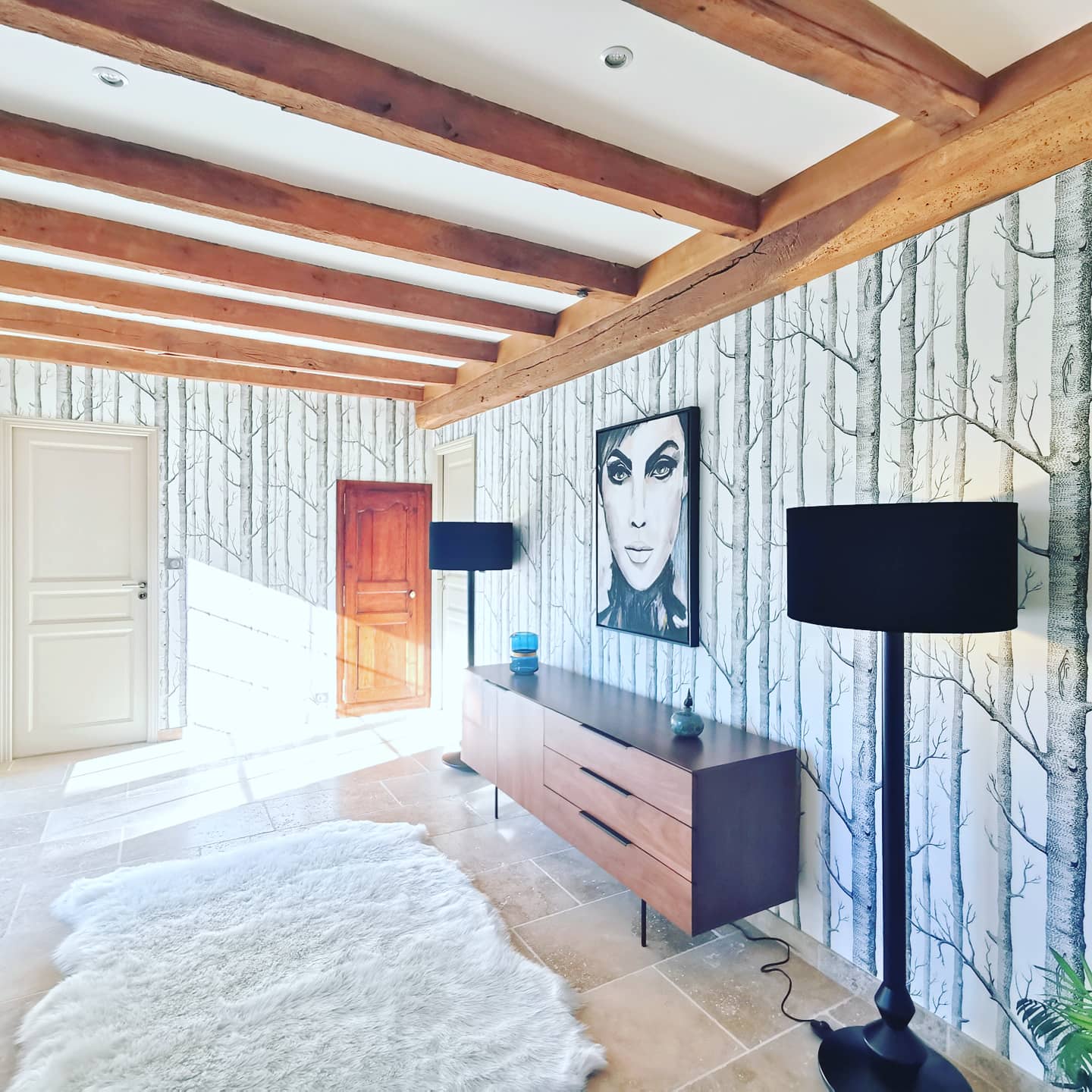 décoration d'intérieur décoratrice architecte d'intérieur architecte agencement aménagement mobilier sur mesure auvergne allier clermont ferrand moulins vichy montluçon puy de dôme julie dco papier peint
