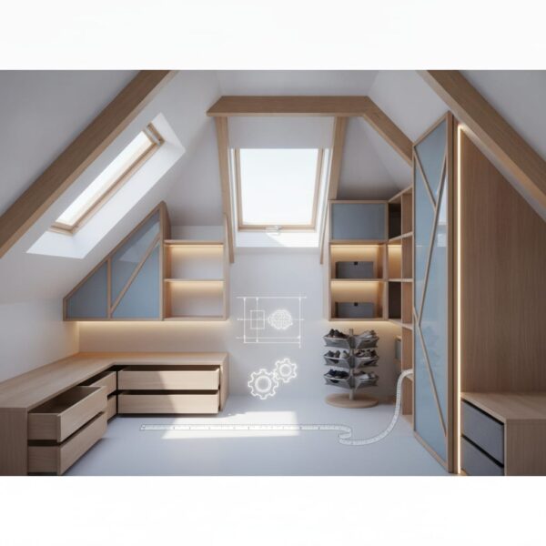 Aménager un dressing dans une petite chambre sous les toits : ce qu'il faut vraiment savoir
